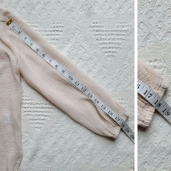 Babaton by Aritzia, Allan Semi Sheer Tie Front Blouse - Picture 8 of 13